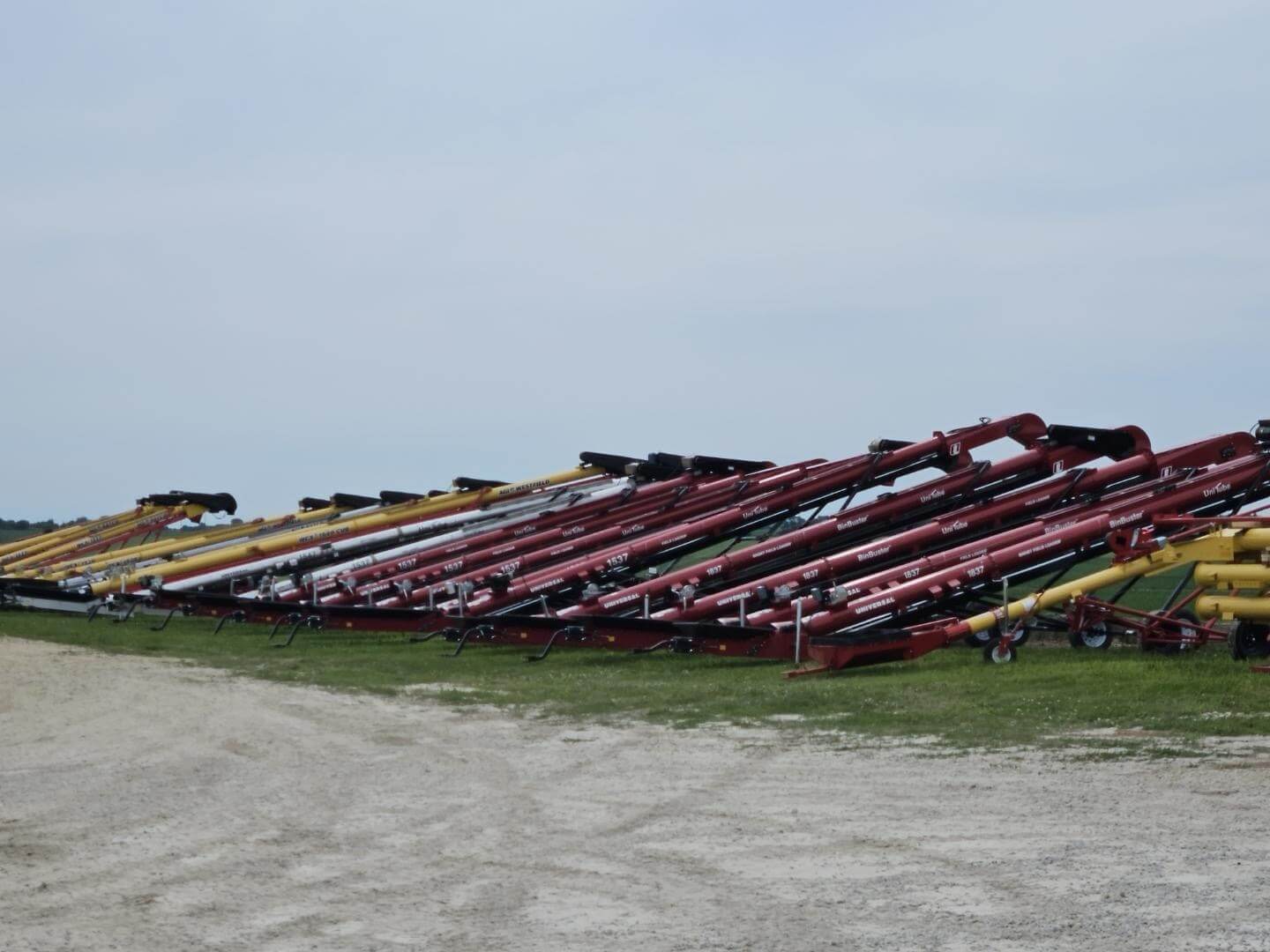 augers lined up
