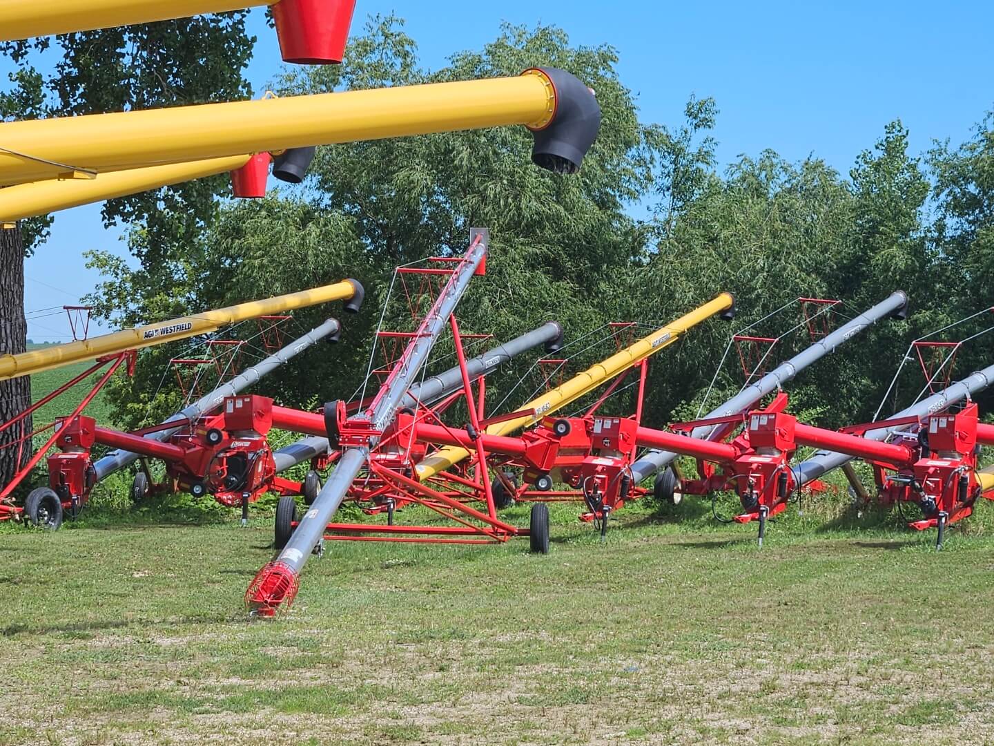augers lined up