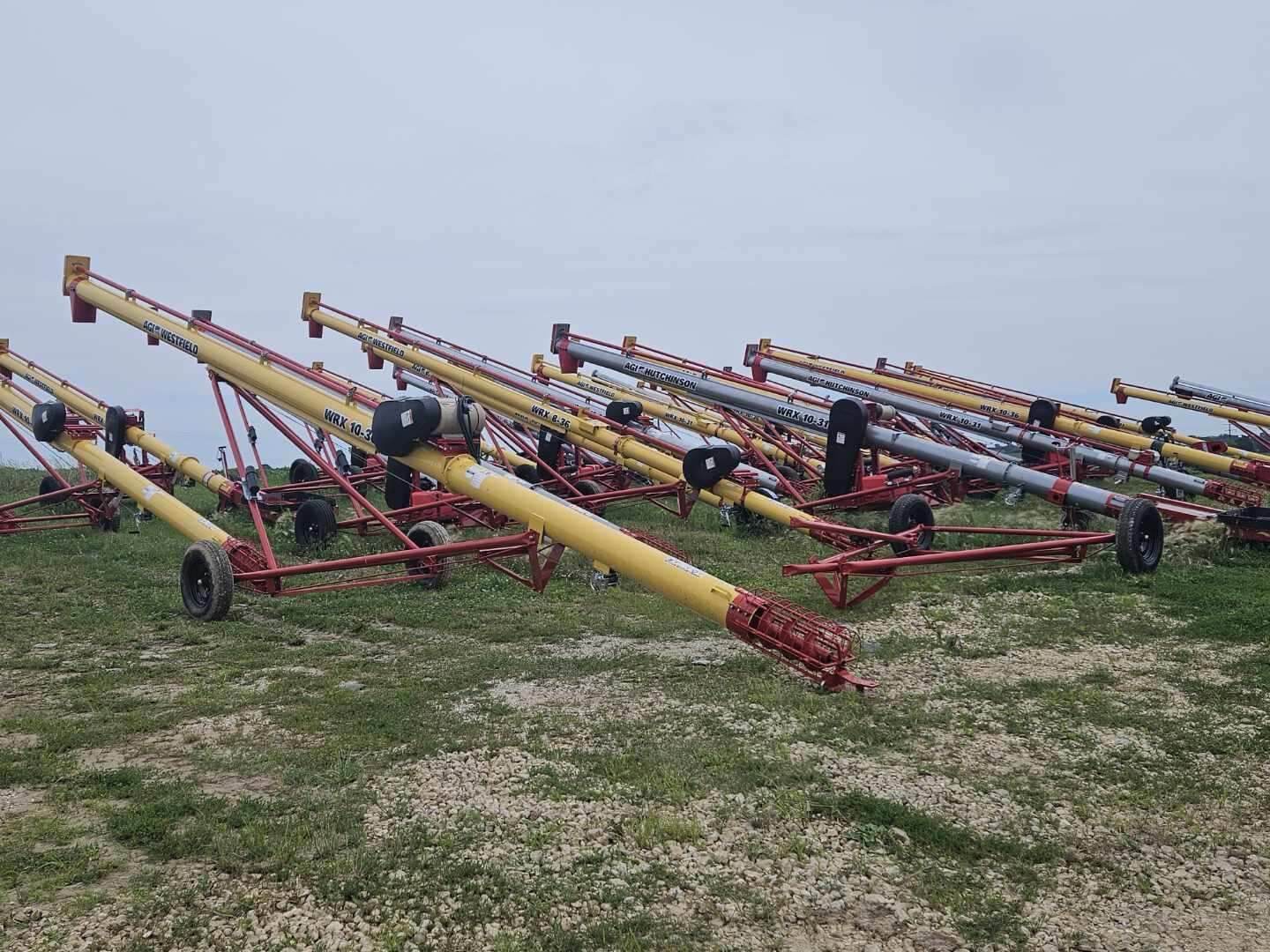 augers lined up