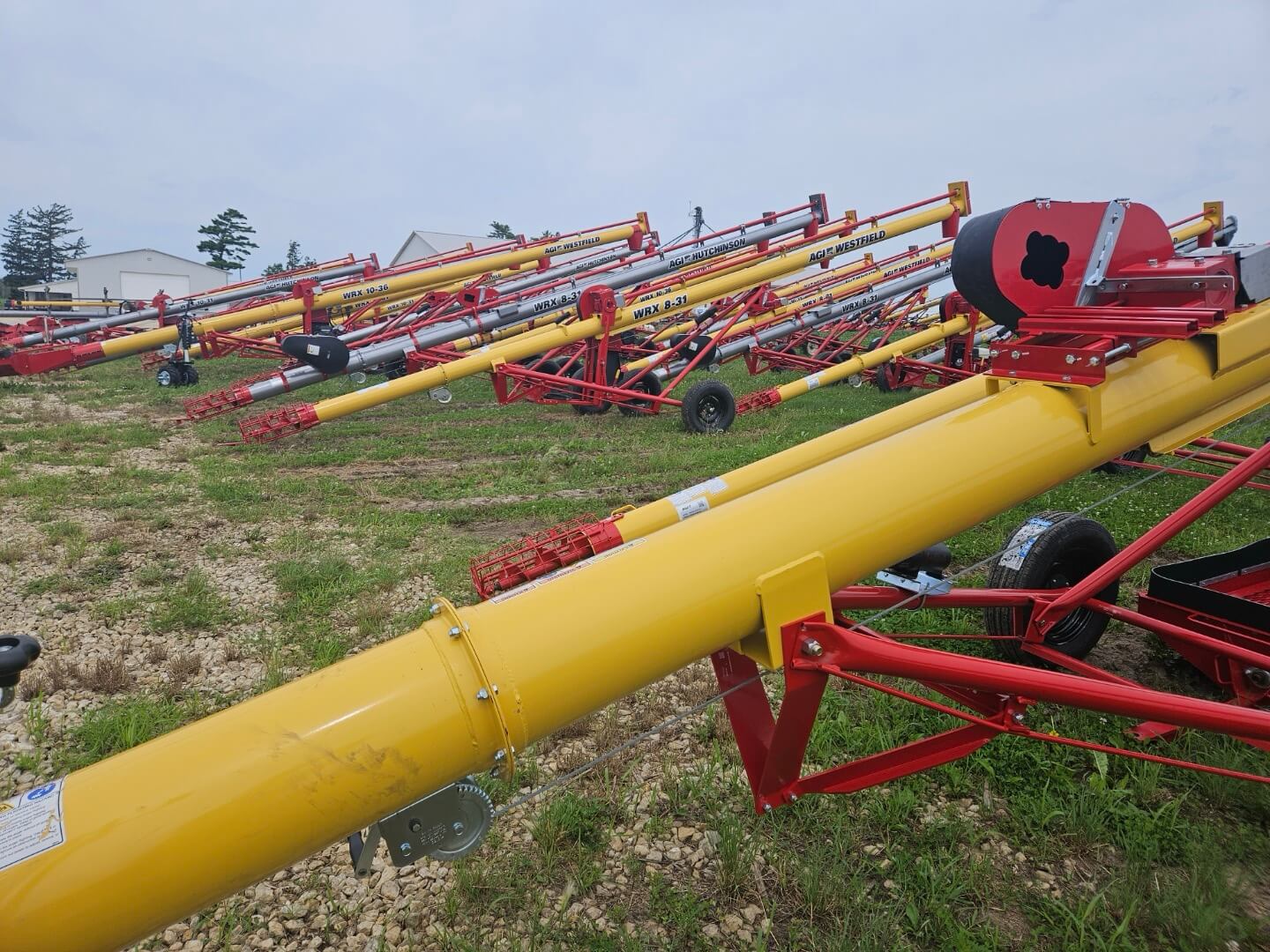 augers lined up
