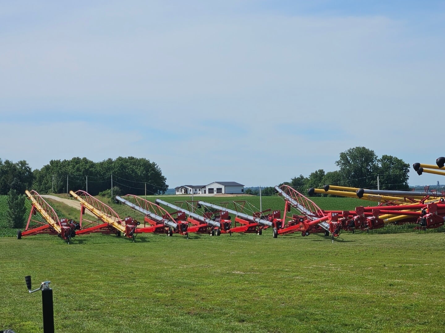 augers lined up